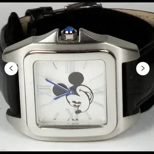 Conversation starter in Silver hardware, shareholders Mickey watch? Vintage Men main image 4